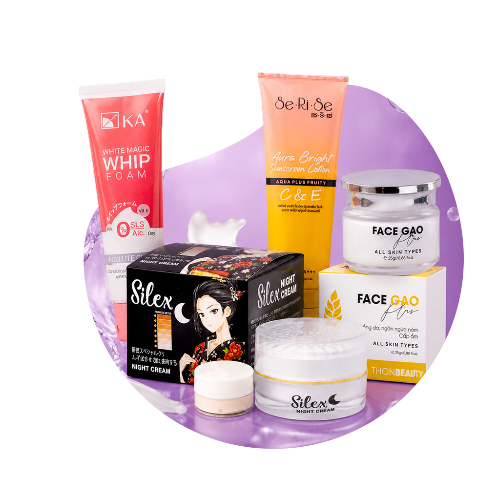 বেস্ট সেলার কালেকশন, KA White Magic Whip Foam, SeRiSe Aura Bright Sunscreen, Face Gao Plus ও Silex Night Cream, Beauty With Thai বাংলাদেশ