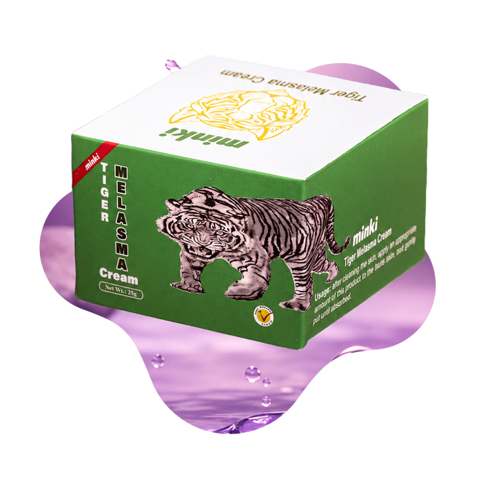 ডার্ক স্পট রিমুভাল কালেকশন, Minki Tiger Melasma Cream, মুখের কালো দাগ ও মেছতা দূর করার ক্রিম, Beauty With Thai বাংলাদেশ