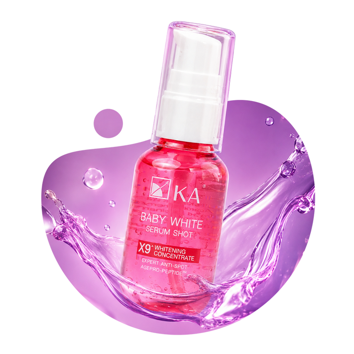 সিরাম কালেকশন, KA Baby White Serum Shot X9 Whitening Concentrate, দাগ কমিয়ে ত্বক উজ্জ্বল করার ফেস সিরাম, Beauty With Thai বাংলাদেশ