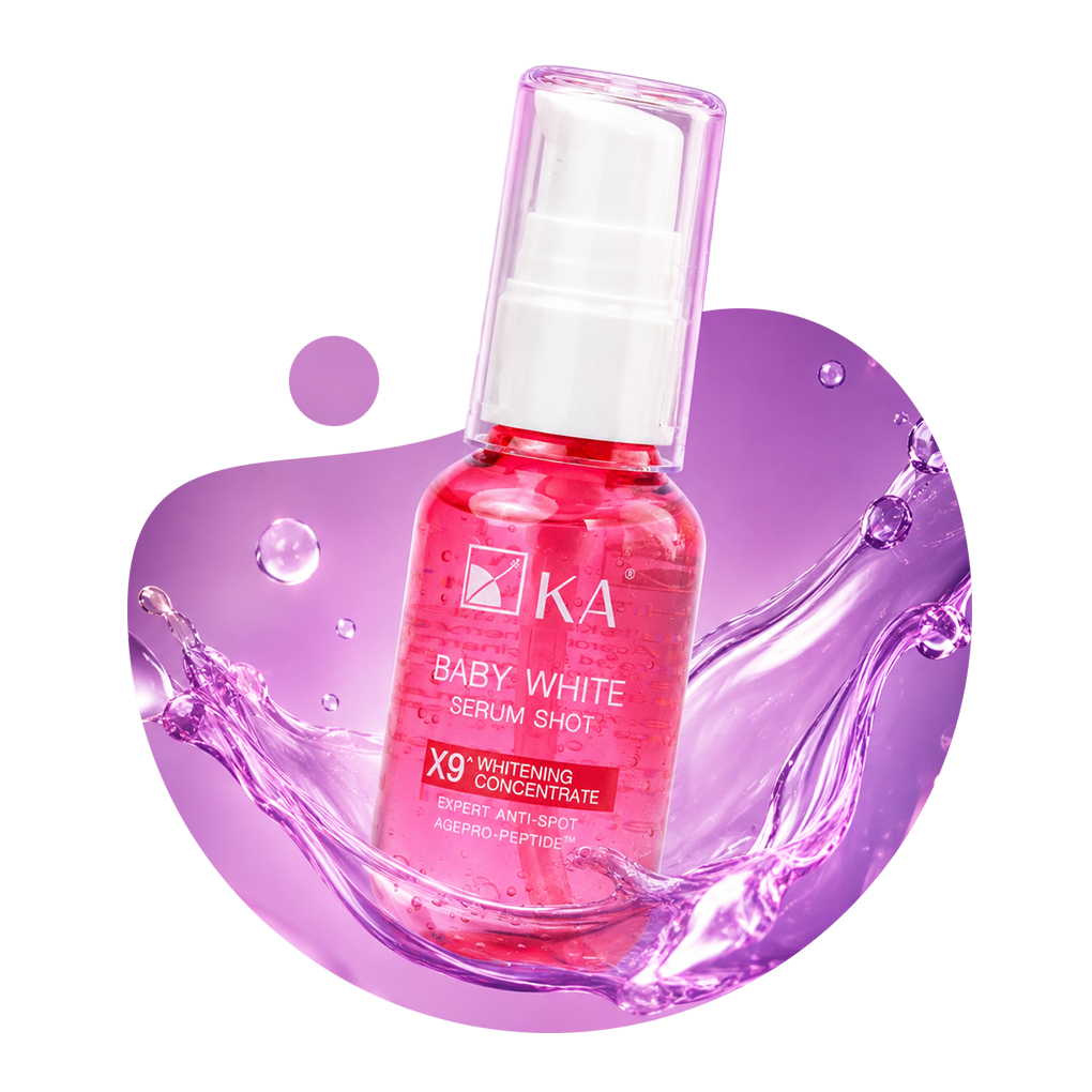 সিরাম কালেকশন, KA Baby White Serum Shot X9 Whitening Concentrate, দাগ কমিয়ে ত্বক উজ্জ্বল করার ফেস সিরাম, Beauty With Thai বাংলাদেশ