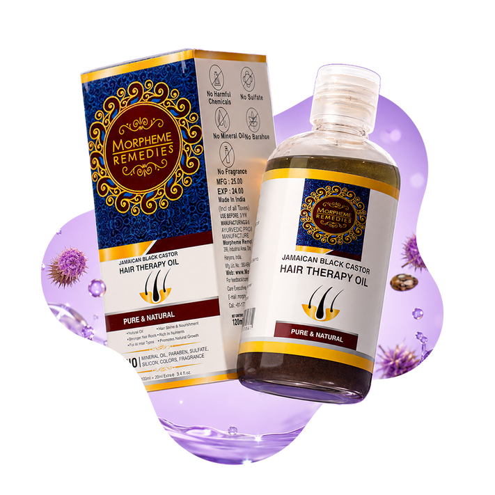 হেয়ার কেয়ার কালেকশন, Morpheme Remedies Jamaican Black Castor Hair Therapy Oil, চুল ঘন ও মজবুত করার তেল, Beauty With Thai বাংলাদেশ