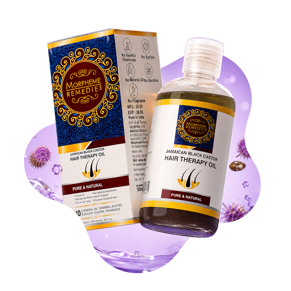 হেয়ার কেয়ার কালেকশন, Morpheme Remedies Jamaican Black Castor Hair Therapy Oil, চুল ঘন ও মজবুত করার তেল, Beauty With Thai বাংলাদেশ