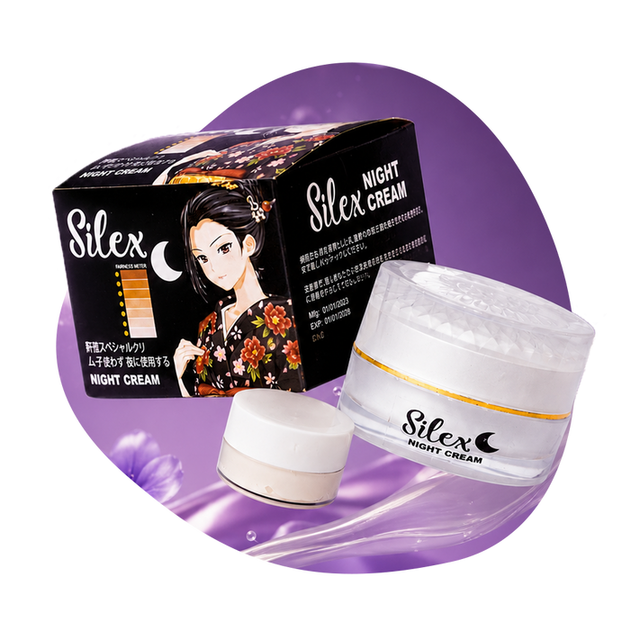অ্যান্টি এজিং কালেকশন, Silex Night Cream, বয়সের ছাপ ও বলিরেখা কমানোর ক্রিম, Beauty With Thai বাংলাদেশ