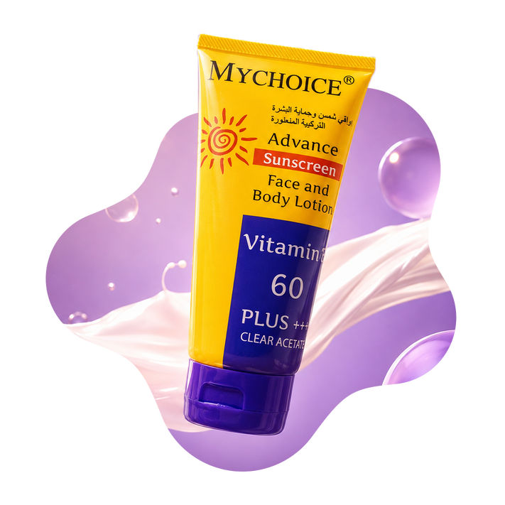 সানস্ক্রিন কালেকশন, MyChoice Advance Sunscreen Face and Body Lotion Vitamin 60 Plus, রোদে পোড়া দাগ থেকে বাঁচার সানস্ক্রিন, Beauty With Thai বাংলাদেশ