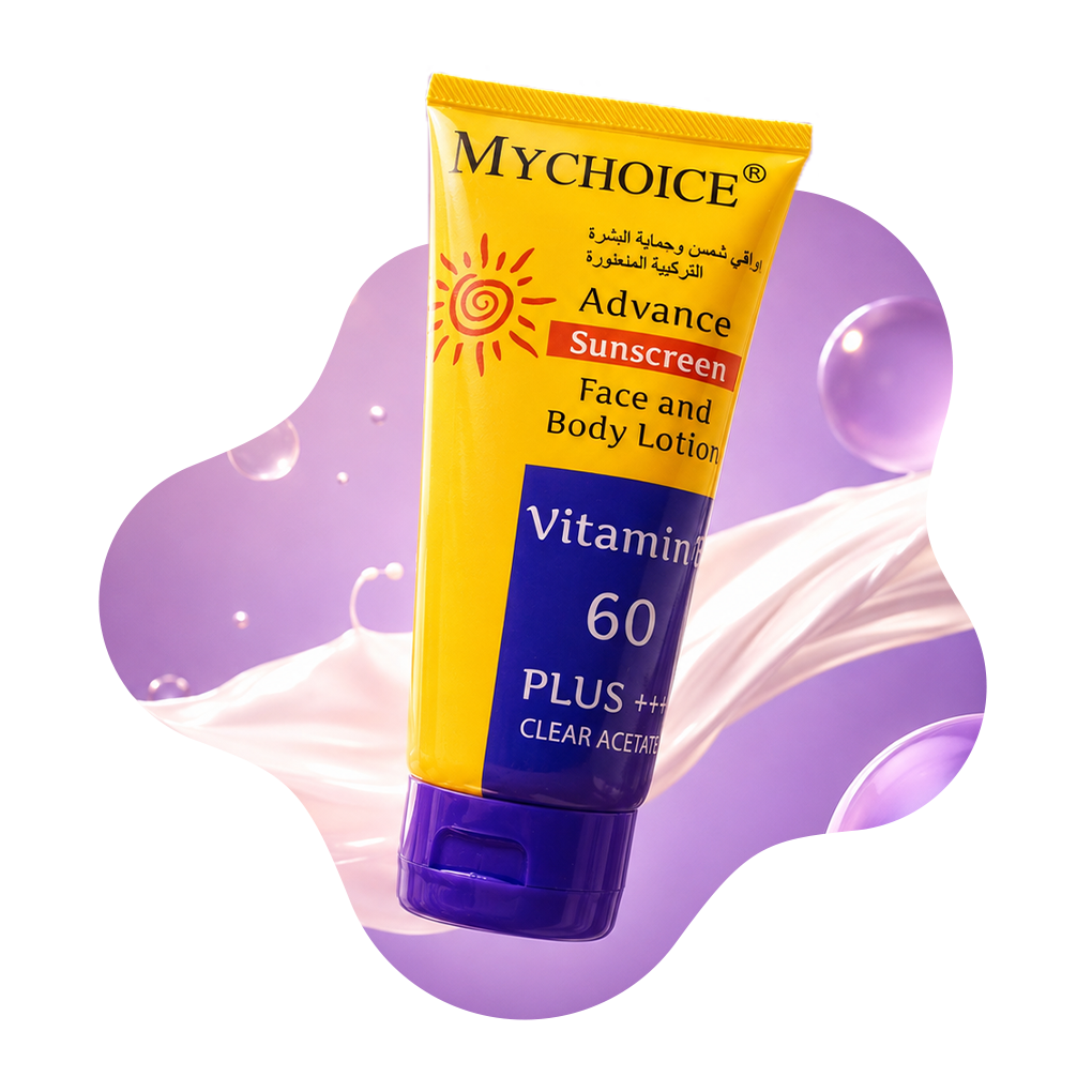 সানস্ক্রিন কালেকশন, MyChoice Advance Sunscreen Face and Body Lotion Vitamin 60 Plus, রোদে পোড়া দাগ থেকে বাঁচার সানস্ক্রিন, Beauty With Thai বাংলাদেশ