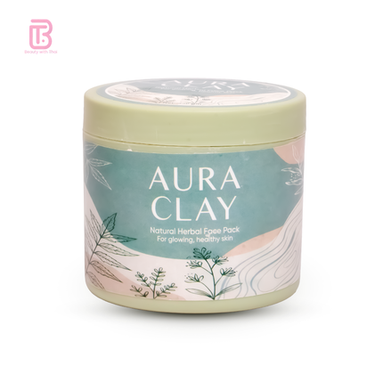 Aura Clay Natural Herbal Facepack - Beauty With Thai