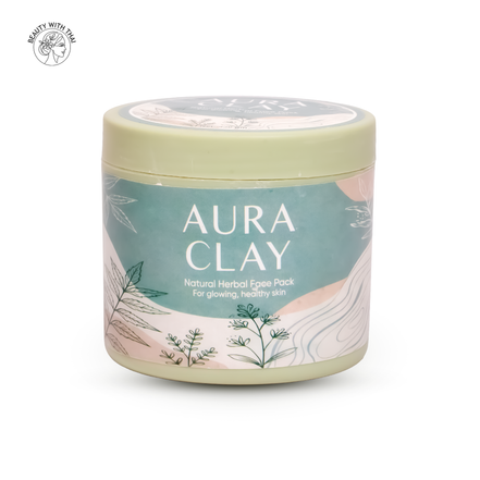 Aura Clay Natural Herbal Facepack - Beauty With Thai