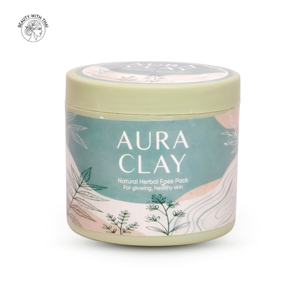 Aura Clay Natural Herbal Facepack - Beauty With Thai