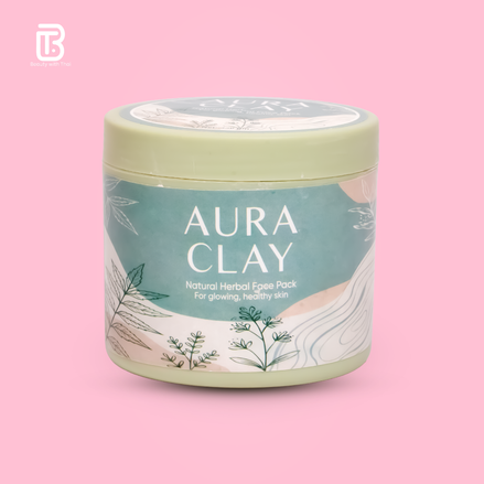 Aura Clay Natural Herbal Facepack - Beauty With Thai