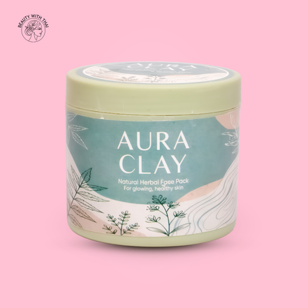 Aura Clay Natural Herbal Facepack - Beauty With Thai