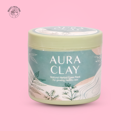 Aura Clay Natural Herbal Facepack - Beauty With Thai
