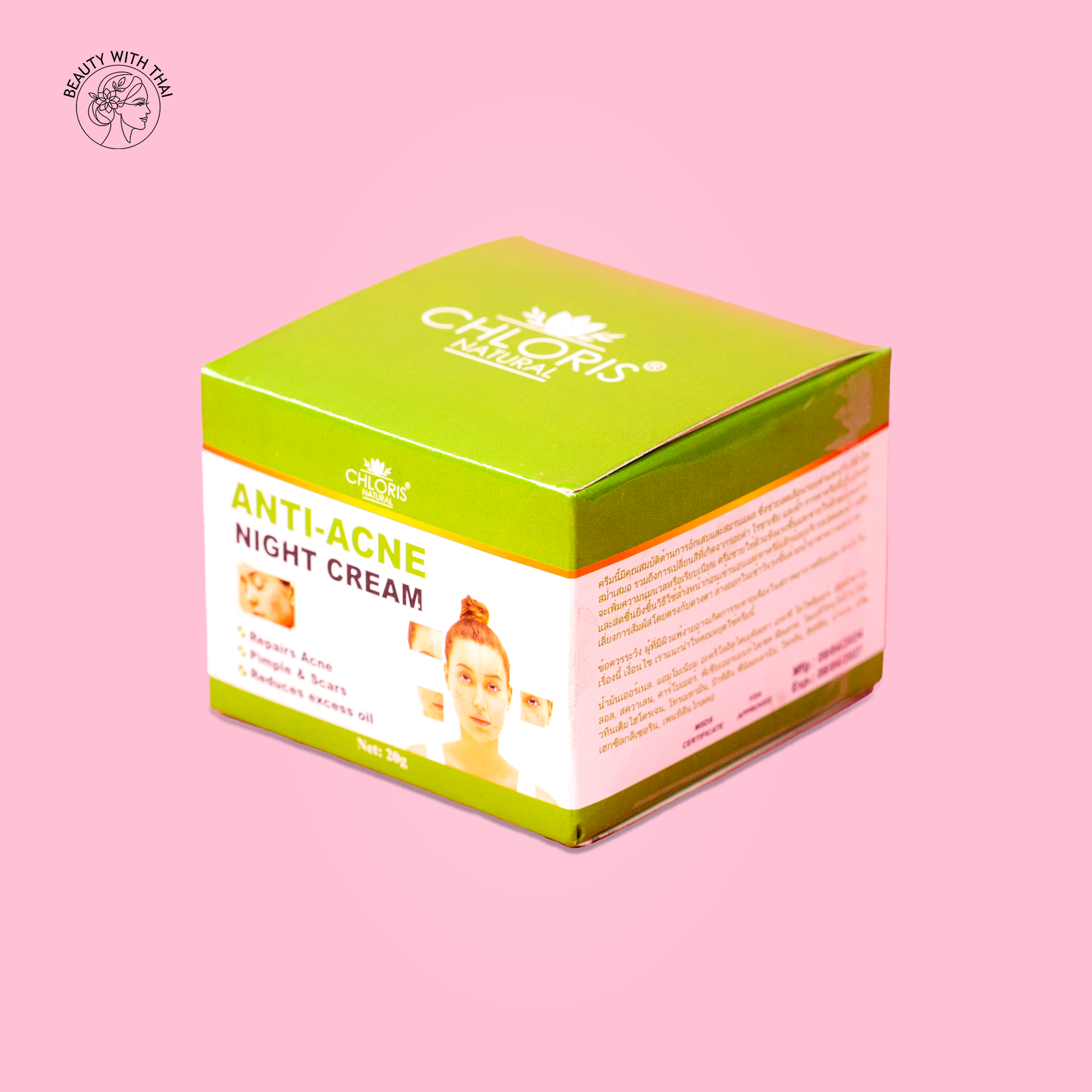 Anti Acne Night Cream - Beauty With Thai