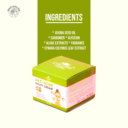 Anti Acne Night Cream - Beauty With Thai