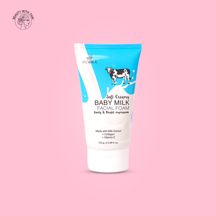 Baby Milk Facial Foam Facewash
