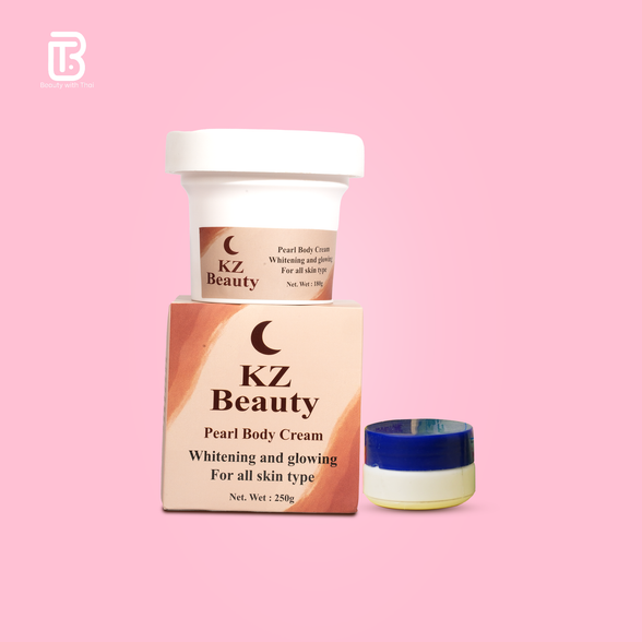 KZ Pearl Body Cream + Power Cream (Gift) - Beauty With Thai