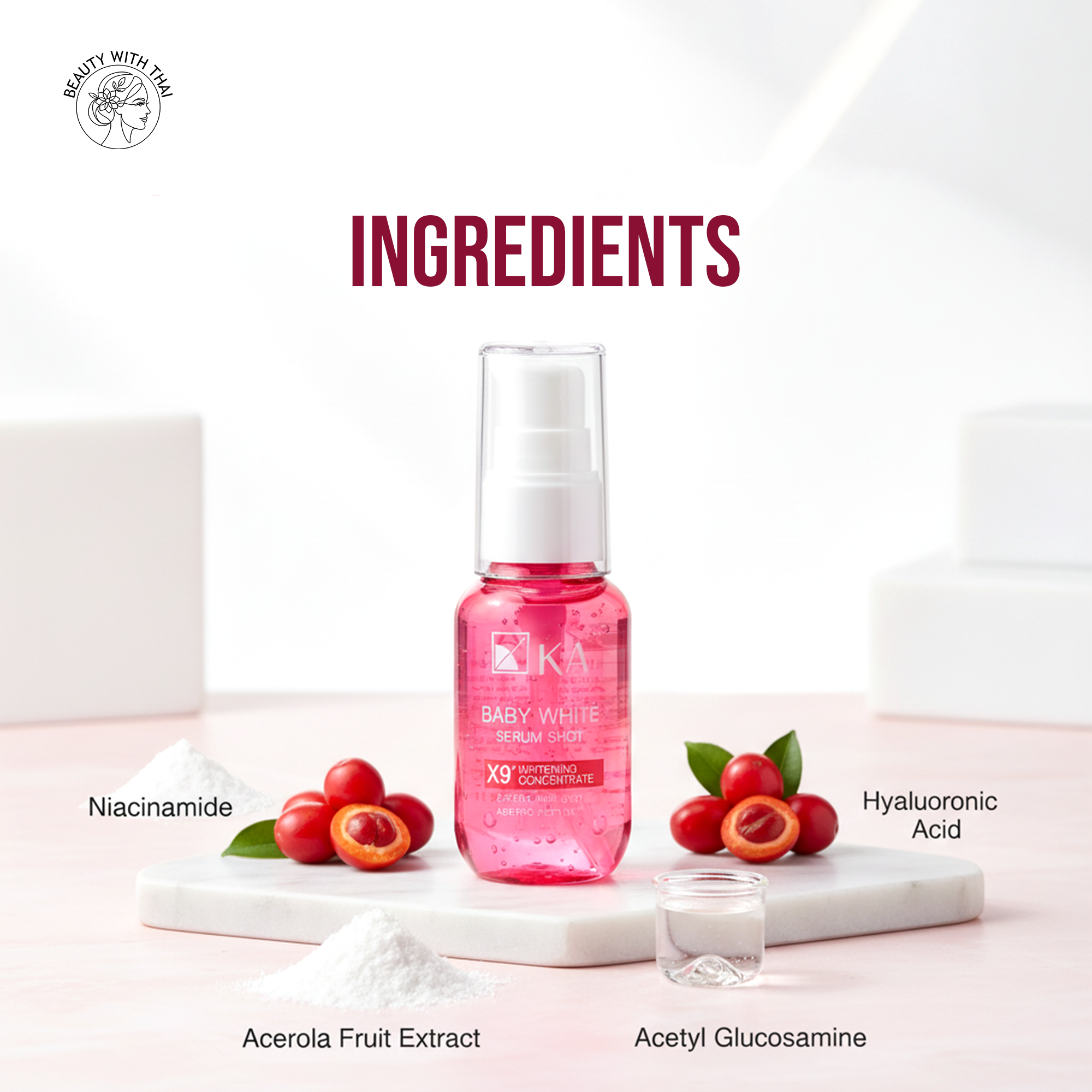KA Baby White Serum Shot - Beauty With Thai