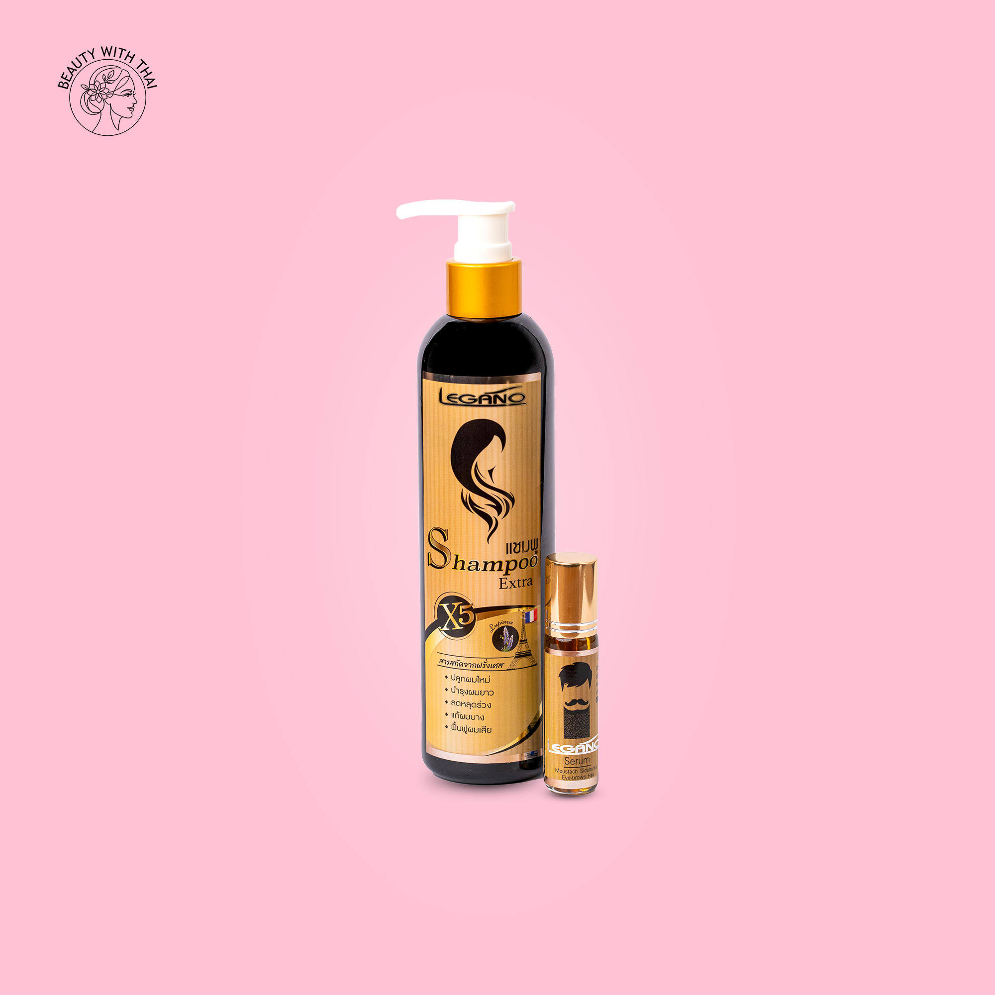 Legano Hair Shampoo & Serum - Beauty With Thai