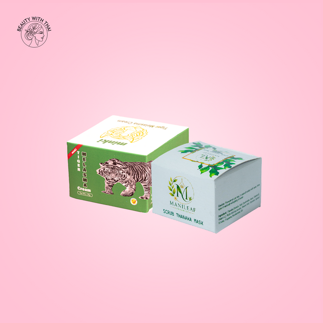 Minki Tiger Spot Out Cream & Manileaf Scrub Combo