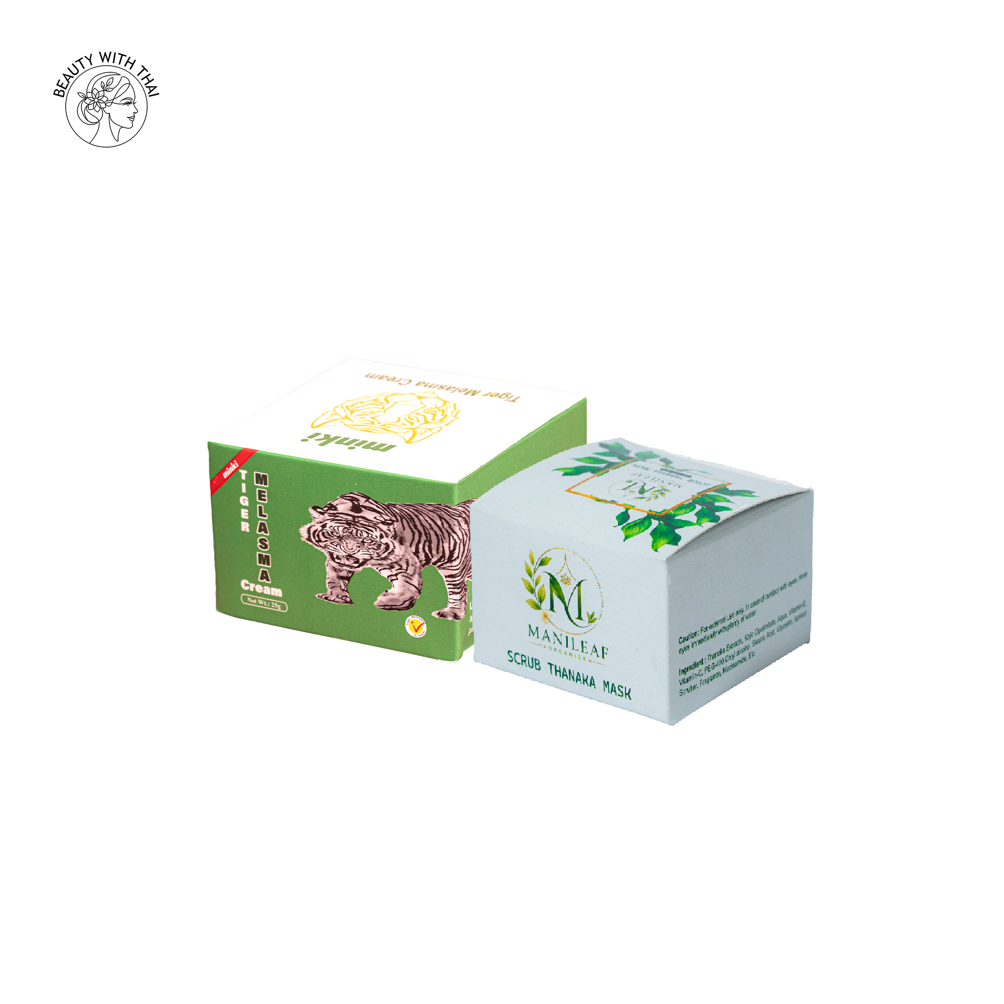 Minki Tiger Spot Out Cream & Manileaf Scrub Combo