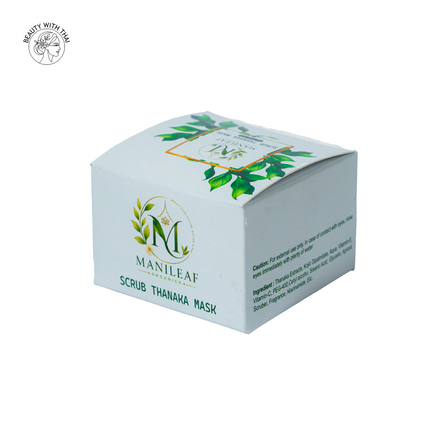 Manileaf Organics Scrub Thanaka Mask - Beauty With Thai