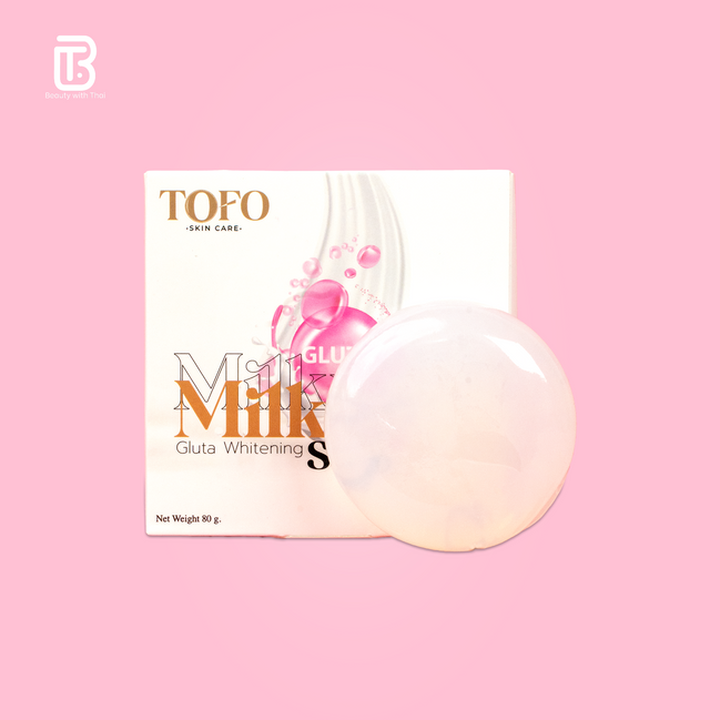 Milky Gluta Whitening Soap for Bright Skin