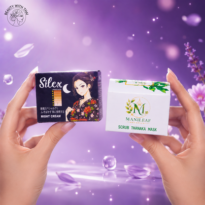 Silex নাইট ক্রিম ও Manileaf Scrub Thanaka কম্বো, ছবি 2, Beauty With Thai বাংলাদেশ