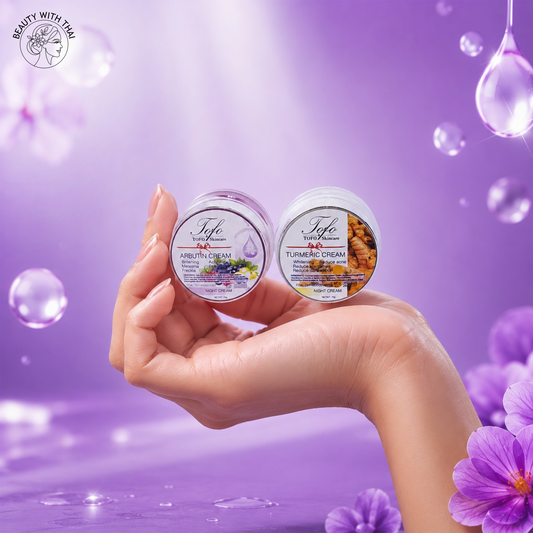 Tofo Skincare Night Cream Combo, আরবুটিন ও টারমারিক নাইট ক্রিম, ছবি 3, Beauty With Thai বাংলাদেশ