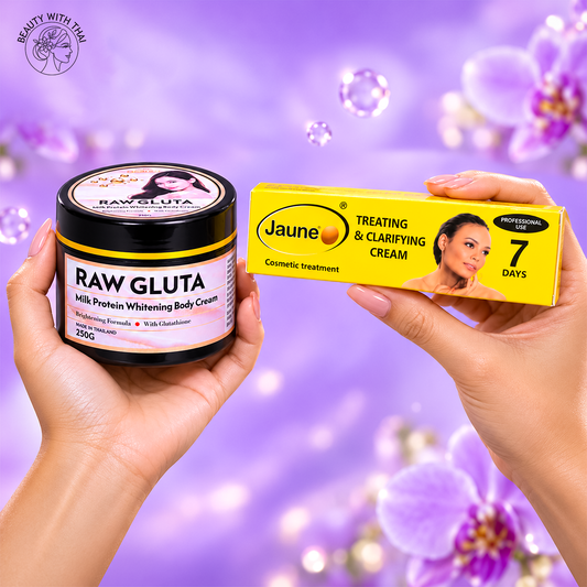 Raw Gluta Body Cream & Jaune Cream