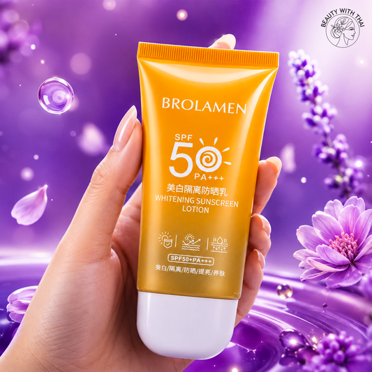 BROLAMEN Whitening Isolation Sunscreen Lotion SPF50+ PA+++ সানস্ক্রিন, ছবি 3, Beauty With Thai বাংলাদেশ