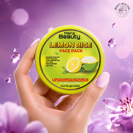 Manz Beauty Lemon Rice Face Pack ফেসপ্যাক, ছবি 3, Beauty With Thai বাংলাদেশ