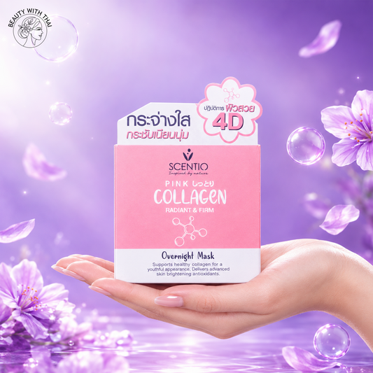 Pink Collagen Sleeping Mask স্লিপিং মাস্ক, ছবি 3, Beauty With Thai বাংলাদেশ