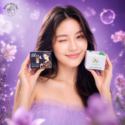 Silex নাইট ক্রিম ও Manileaf Scrub Thanaka কম্বো, Beauty With Thai বাংলাদেশ