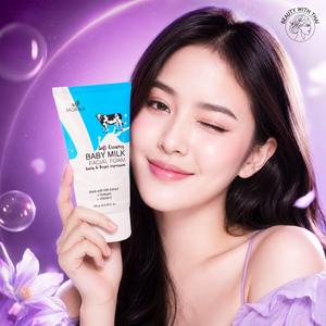 Baby Milk Facial Foam Facewash