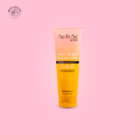 SeRiSe Aura Bright Sunscreen Lotion - Beauty With Thai