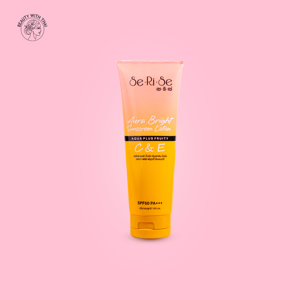 SeRiSe Aura Bright Sunscreen Lotion - Beauty With Thai