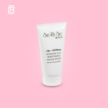 Se.Ri.Se   Supreme HYA Whitening  Facial Foam Facewash - Beauty With Thai