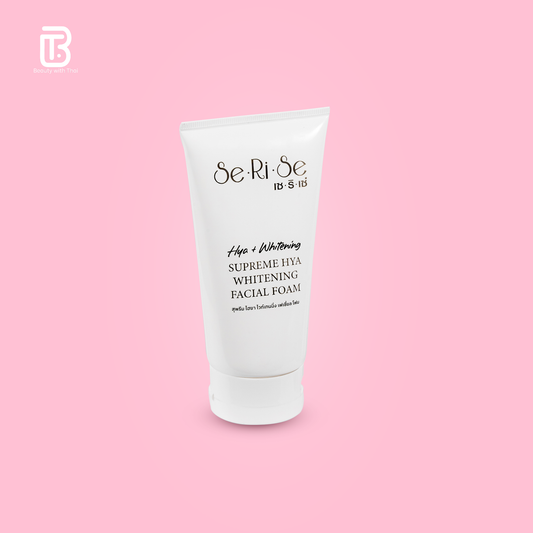 SeRiSe Supreme HYA Whitening Facial Foam Facewash ফেসওয়াশ, অরিজিনাল থাই স্কিনকেয়ার, Beauty With Thai বাংলাদেশ