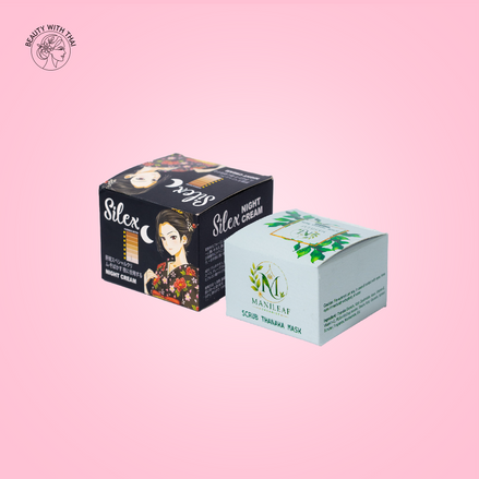 Silex night cream & Manileaf Scrub thanaka Combo