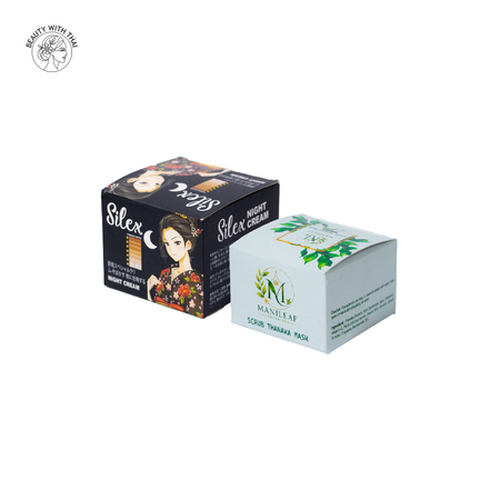 Silex night cream & Manileaf Scrub thanaka Combo